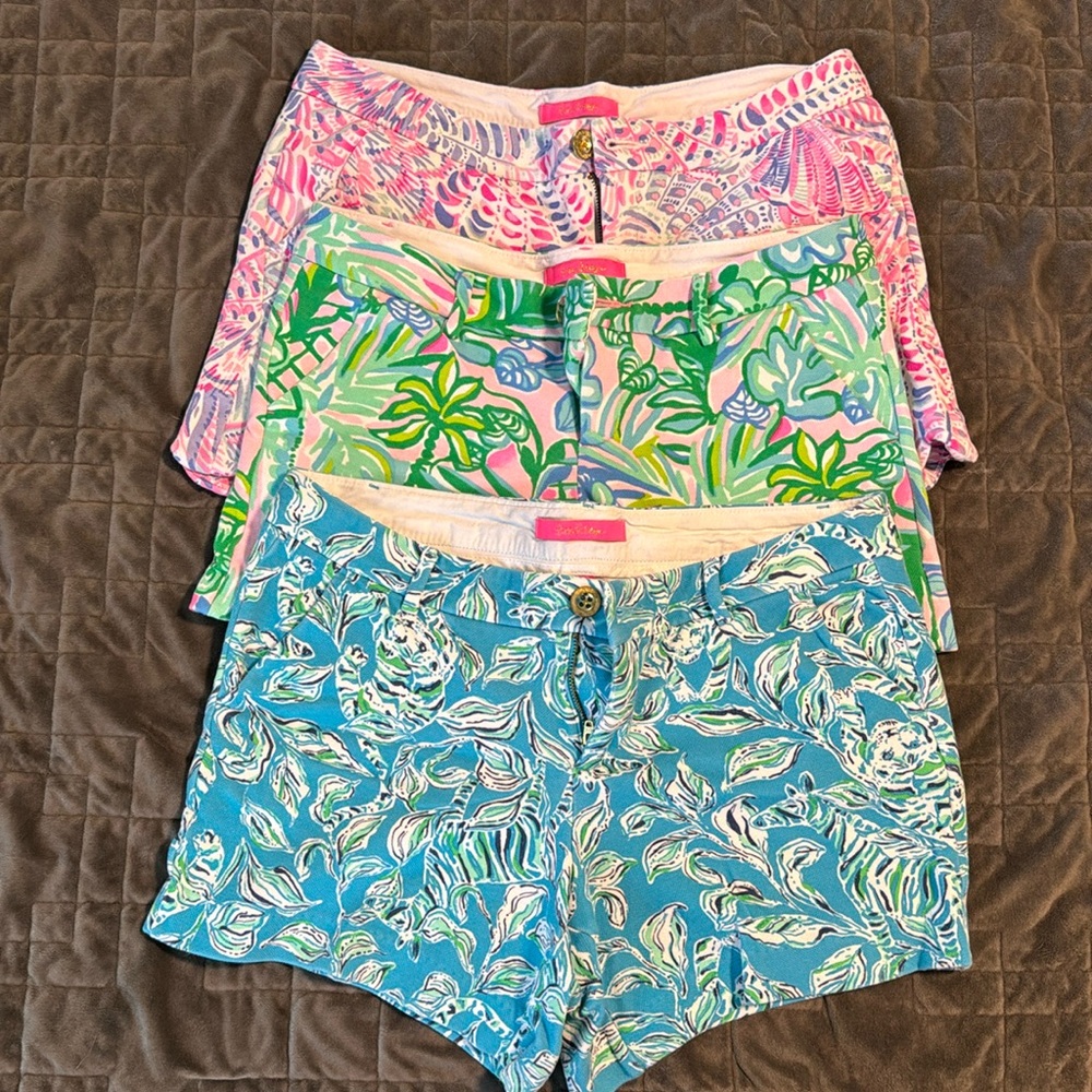 Lilly Pulitzer Callahan and buttercup knit shorts